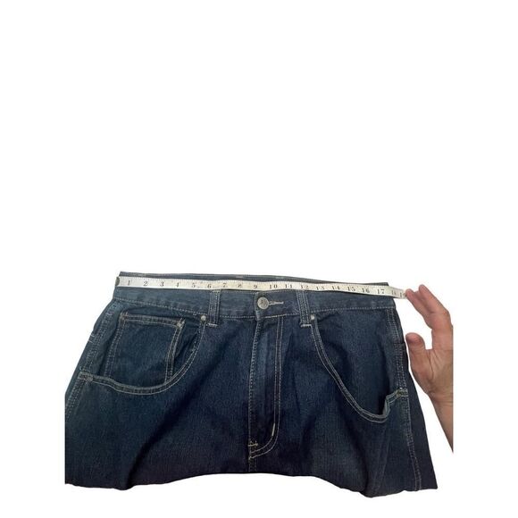 33% Jean Company Relaxed Straight Men’s Jeans Sz 36/33 - Picture 3 of 6